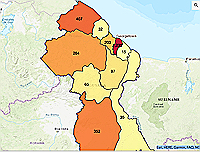 Covid 19 Dashboard by Regions