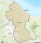 Map of Guyana